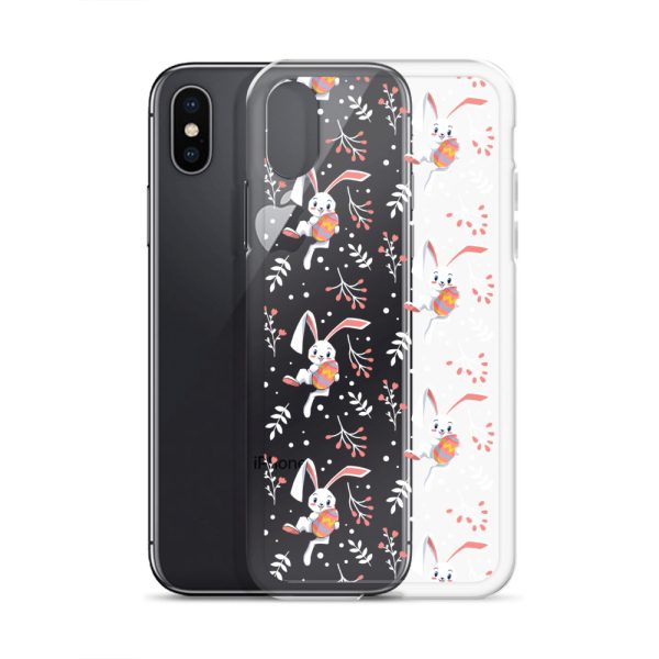 Cute Easter Rabbit iPhone Clear Case