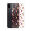 Cute Teddy Bear iPhone Clear Case