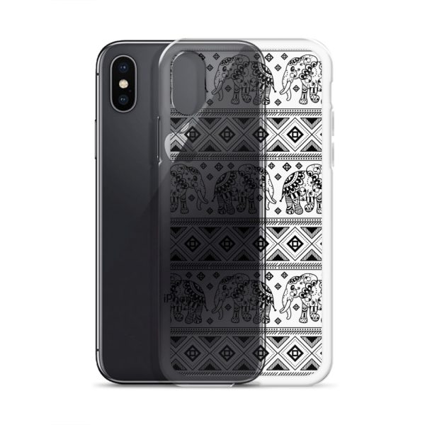 Elephant Mandala iPhone Clear Case
