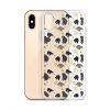Forest Bear Silhouette iPhone Clear Case