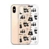 Panda Bears Bamboo iPhone Clear Case