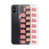 Pink Bunnies iPhone Clear Case