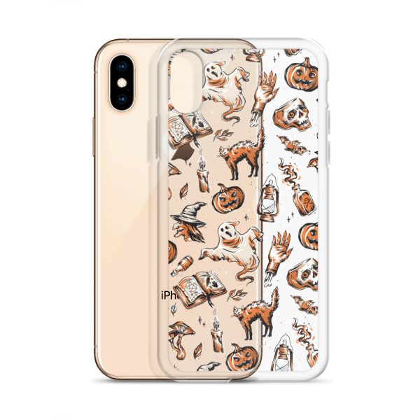 Vintage Halloween iPhone Clear Case