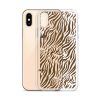 Tiger Print iPhone Clear Case
