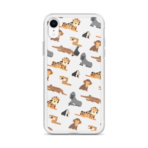 African Jungle Animals iPhone Clear Case