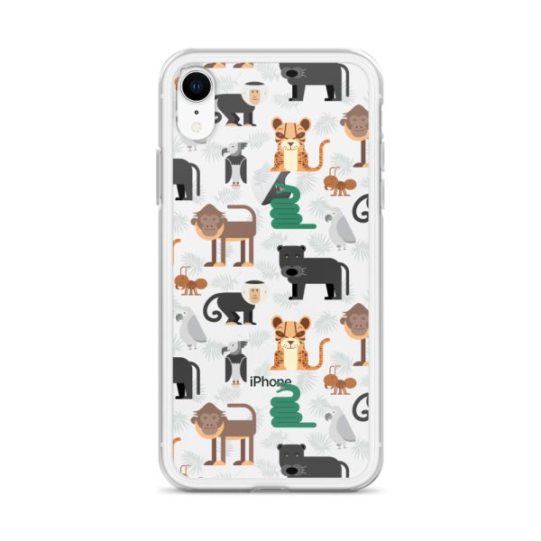 Amazon Jungle Animals iPhone Clear Case