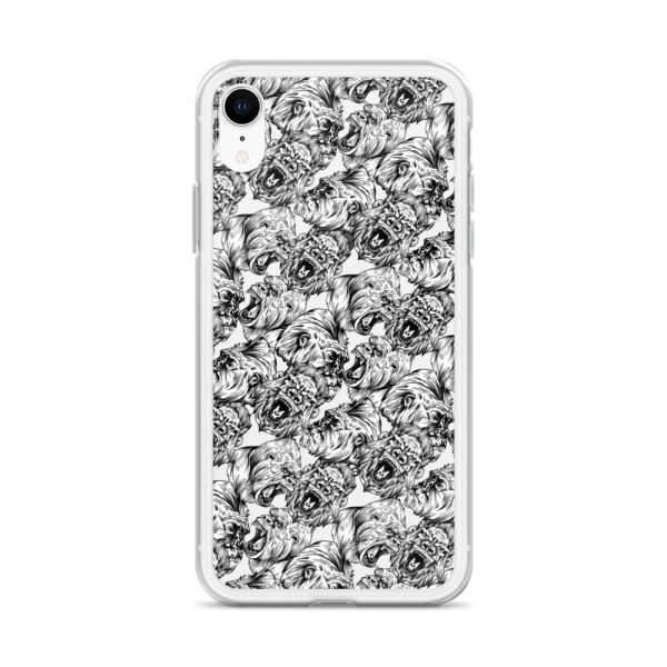 Angry Gorillas iPhone Clear Case