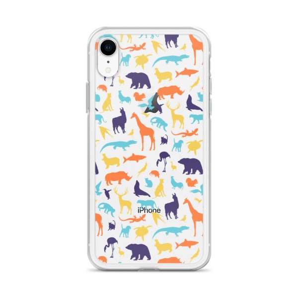 Animal Silhouette iPhone Clear Case