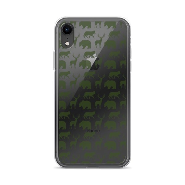 Animals Silhouette iPhone Clear Case