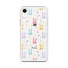 Colorful Bunnies Easter iPhone Clear Case
