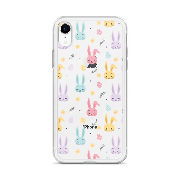 Colorful Bunnies Easter iPhone Clear Case