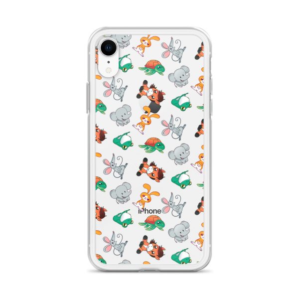 Cute Animals iPhone Clear Case