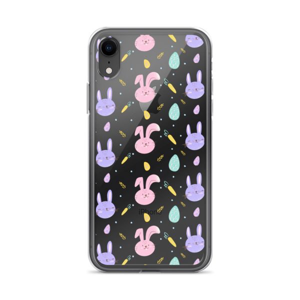 Cute Easter Bunnies iPhone Clear Case