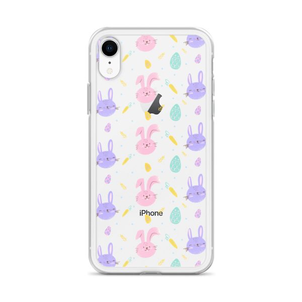 Cute Easter Bunnies iPhone Clear Case