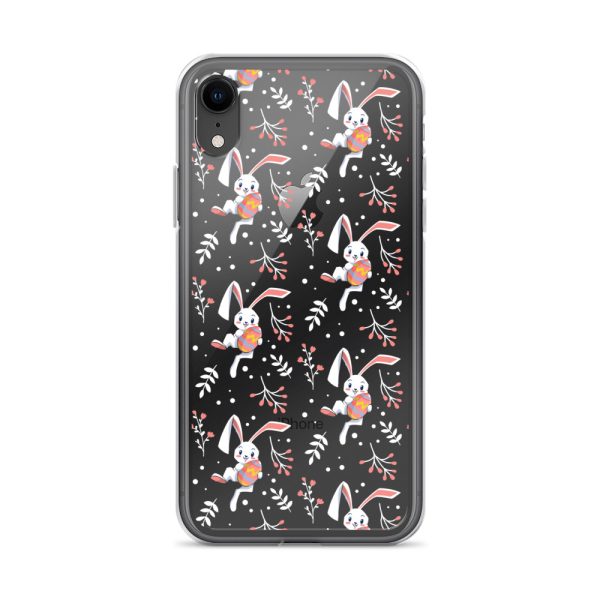 Cute Easter Rabbit iPhone Clear Case