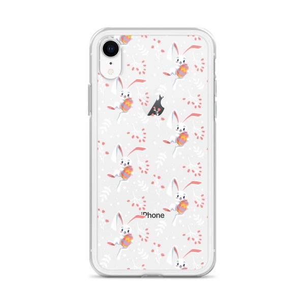 Cute Easter Rabbit iPhone Clear Case