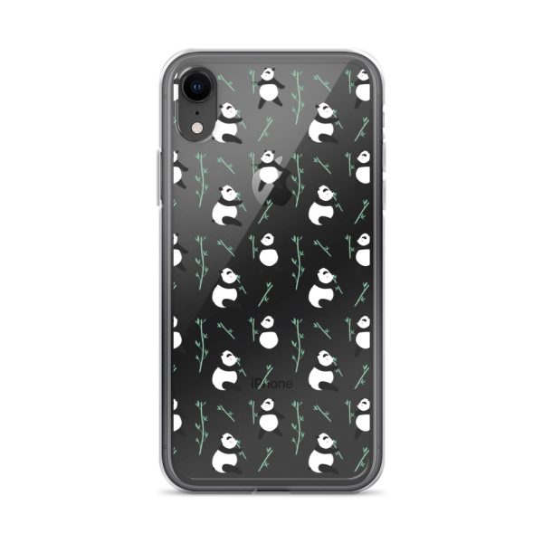 Cute Panda iPhone Clear Case
