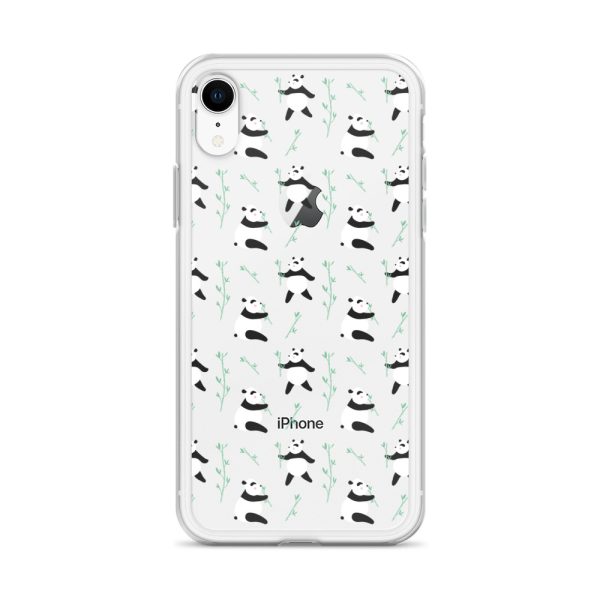 Cute Panda iPhone Clear Case