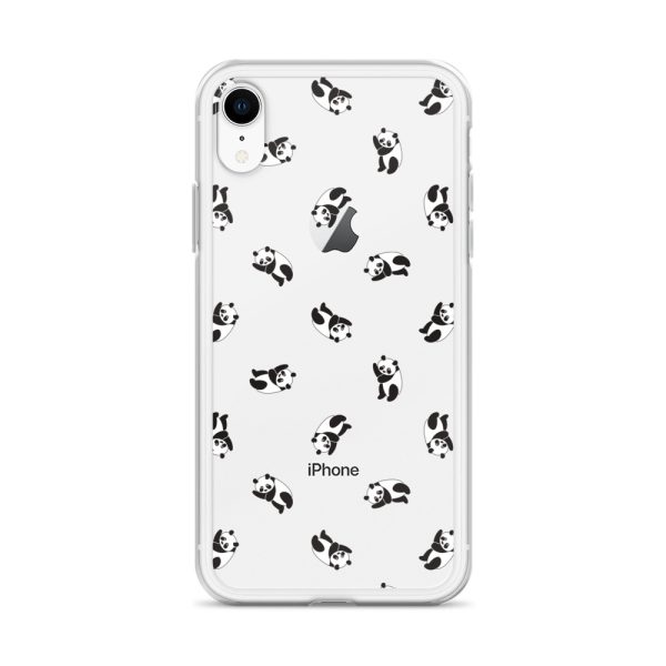 Cute Pandas iPhone Clear Case
