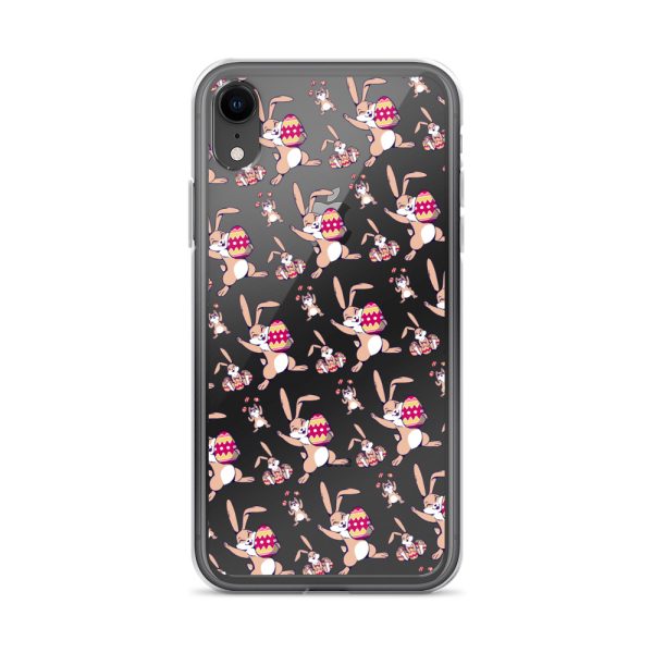 Easter Bunny With Egg iPhone Clear Case