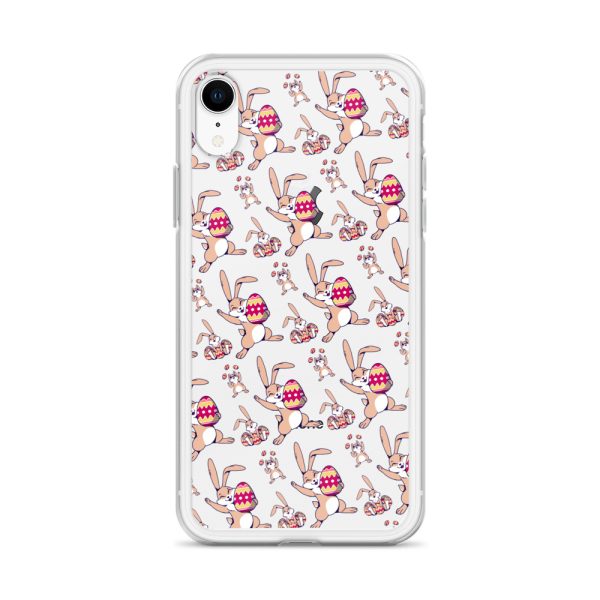 Easter Bunny With Egg iPhone Clear Case