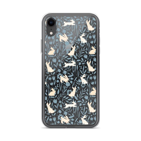 Easter Hopping Bunnies iPhone Clear Case