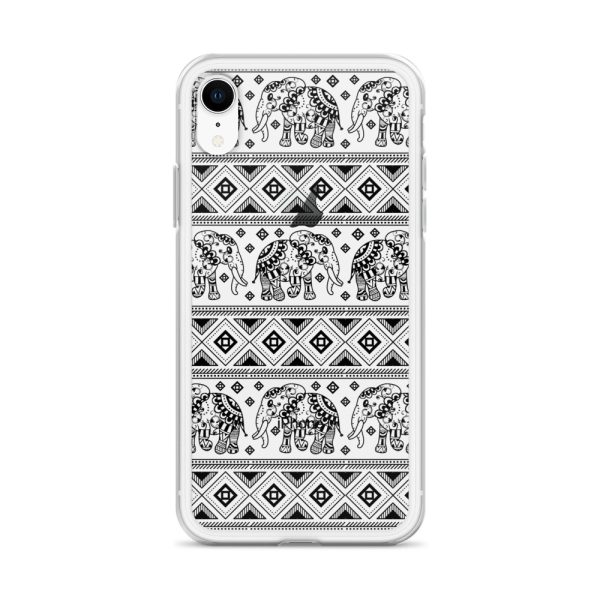 Elephant Mandala iPhone Clear Case