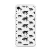 Monkey Silhouette iPhone Clear Case