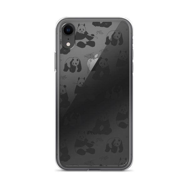 Panda Bears Bamboo iPhone Clear Case