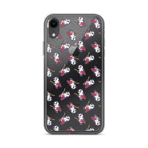 Panda Guitarist iPhone Clear Case
