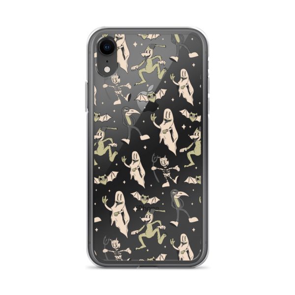 Spooky Vintage Halloween iPhone Clear Case