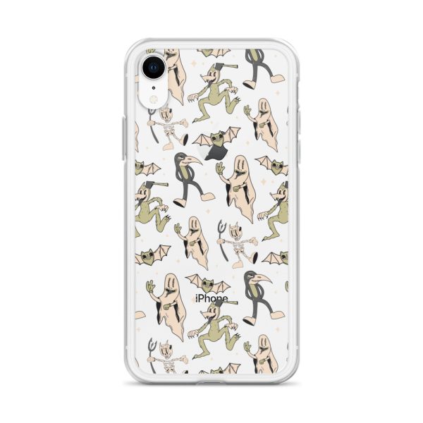 Spooky Vintage Halloween iPhone Clear Case