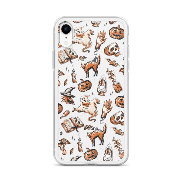 Vintage Halloween iPhone Clear Case