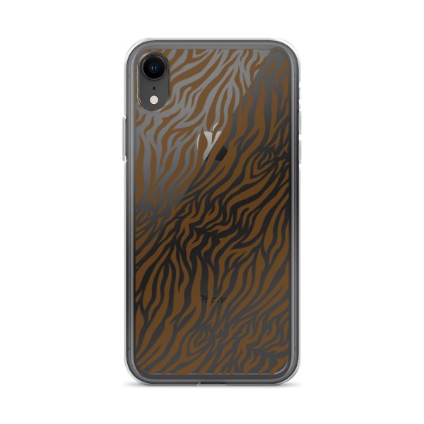 Tiger Print iPhone Clear Case