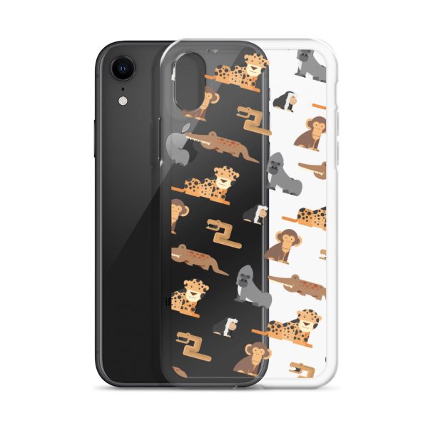 African Jungle Animals iPhone Clear Case