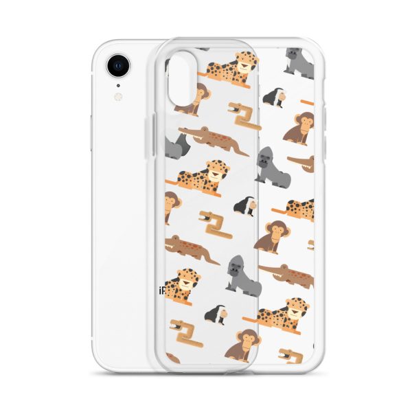 African Jungle Animals iPhone Clear Case
