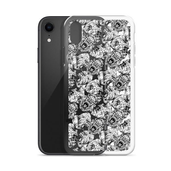 Angry Gorillas iPhone Clear Case
