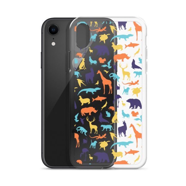 Animal Silhouette iPhone Clear Case