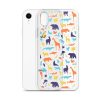 Animal Silhouette iPhone Clear Case