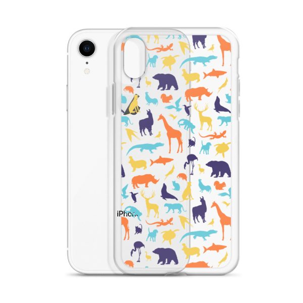 Animal Silhouette iPhone Clear Case