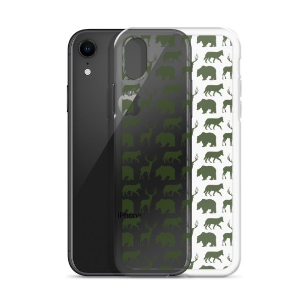 Animals Silhouette iPhone Clear Case