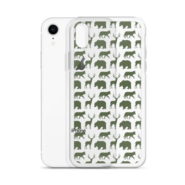 Animals Silhouette iPhone Clear Case