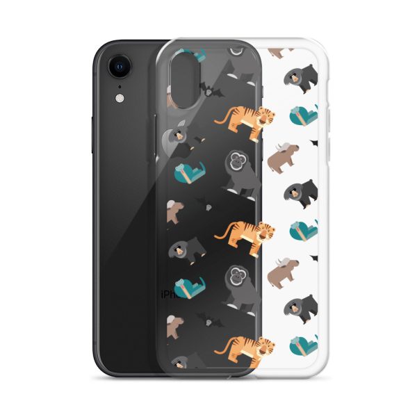 Asian Jungle Animals iPhone Clear Case