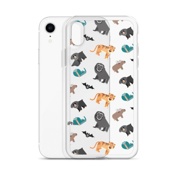 Asian Jungle Animals iPhone Clear Case