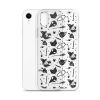Black and White Halloween iPhone Clear Case