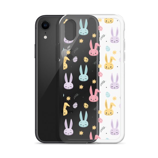 Colorful Bunnies Easter iPhone Clear Case