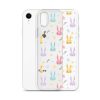 Colorful Bunnies Easter iPhone Clear Case