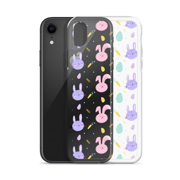 Cute Easter Bunnies iPhone Clear Case