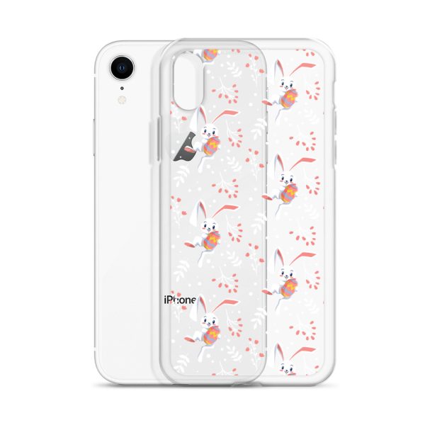 Cute Easter Rabbit iPhone Clear Case
