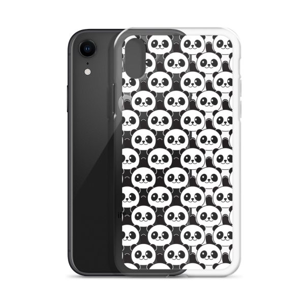 Cute Panda Bears iPhone Clear Case